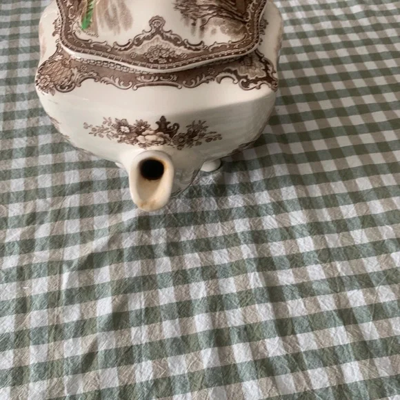 Johnson Brothers vintage Old Britton Tutor, village Square, Footed, teapot - Picture 4 of 11